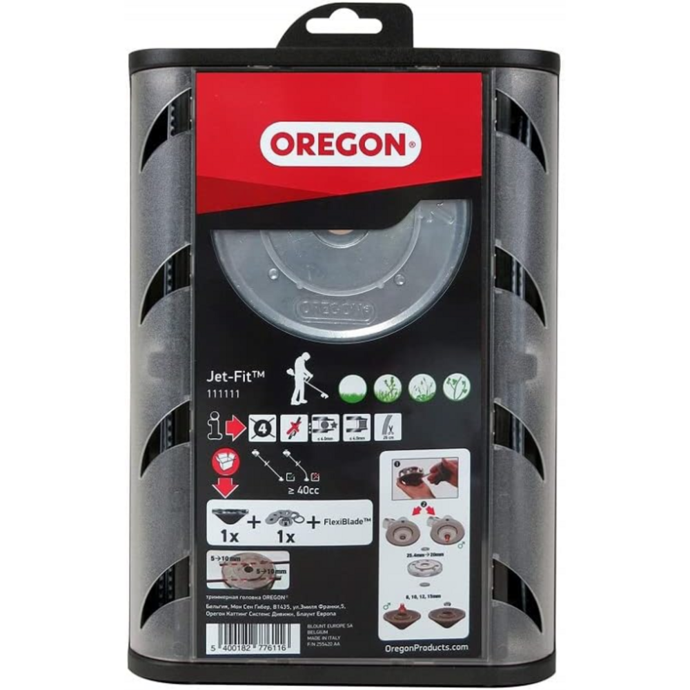 Tête débrousailleuse têtes jet-fit en aluminium oregon 111111 manuel