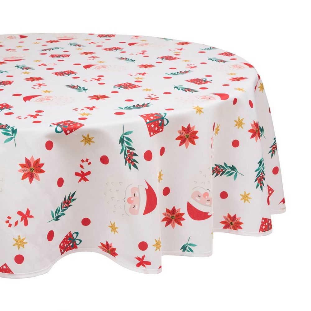 Nappe de noël holm anti-tache d. 180 cm