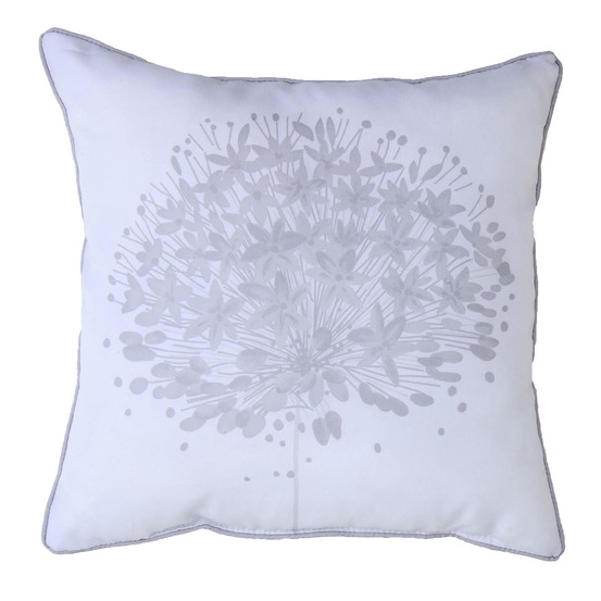 Coussin passepoil fleur galya