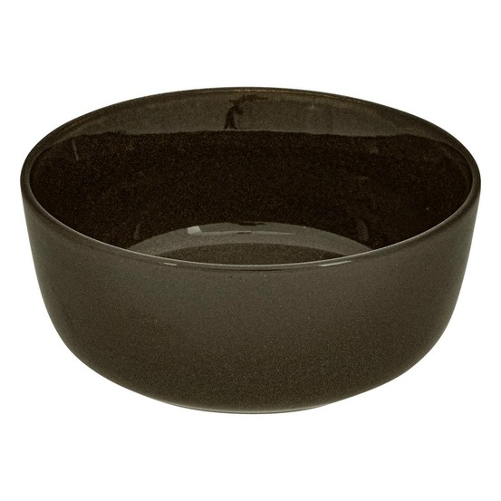 Coupelle terre inconnue marron d15xp6,3cm