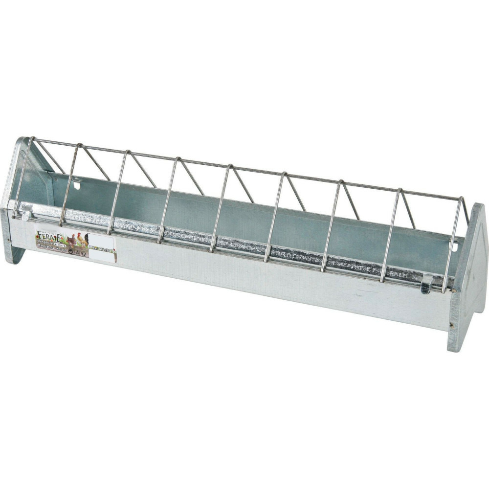 Mangeoire galvanisé 50 cm pour basse cour
