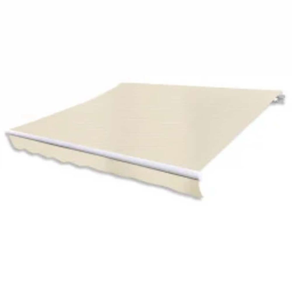 Auvent pliable motorisé 600 cm crème