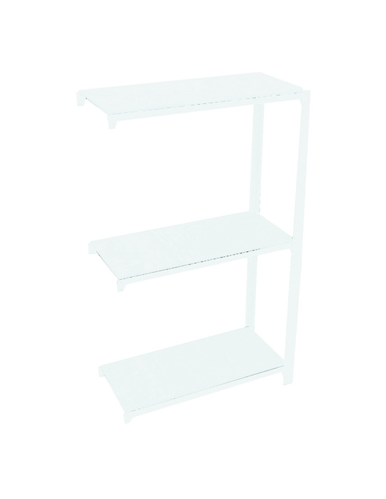 Etagère légère sans vis officlick 3/400 metal a.m. Blanc/blanc blanc 1000x900x400 - simonrack
