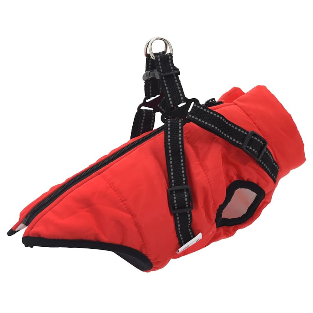 Manteau pour chiens avec harnais imperméable réfléchissant l36