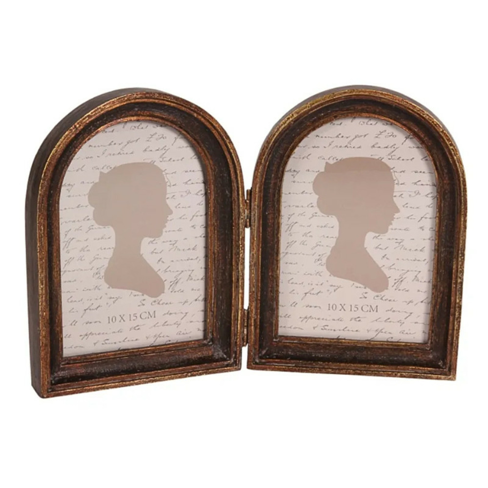 Cadre photo résine bronze 19x26x3cm