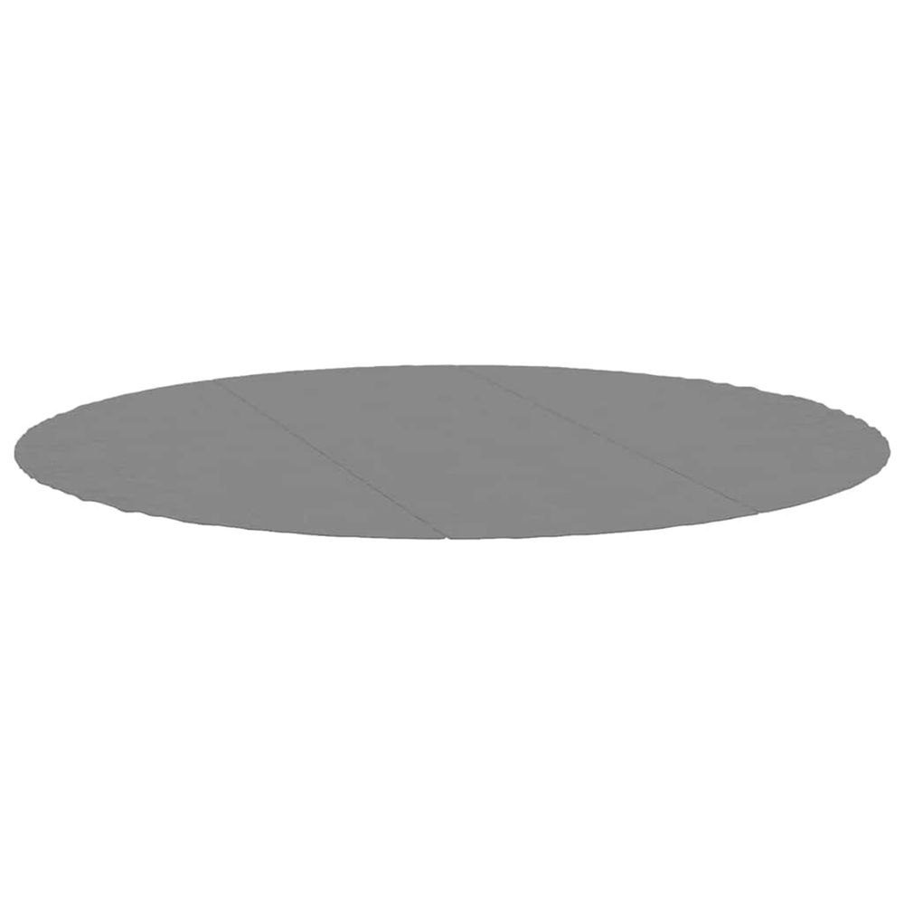Tapis de piscine ø 396 cm (2 mm) tissu non tissé gris clair