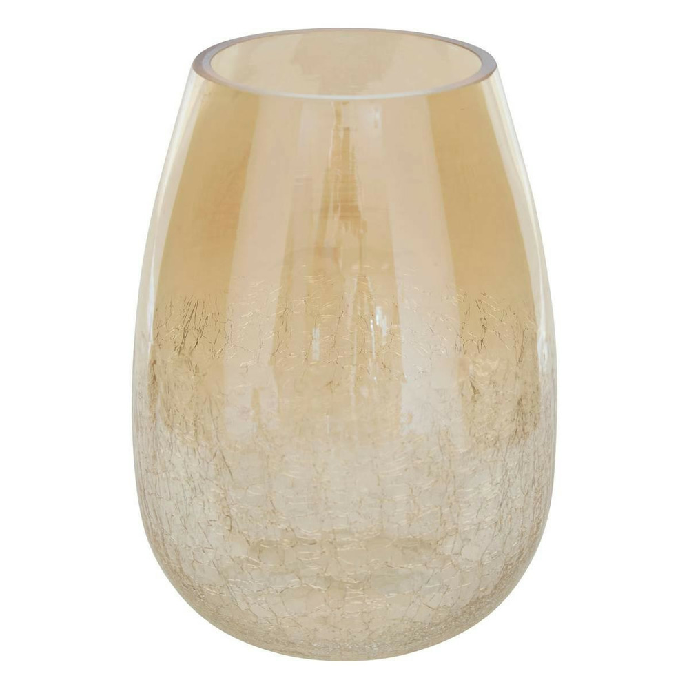 Vase en verre craquelé 