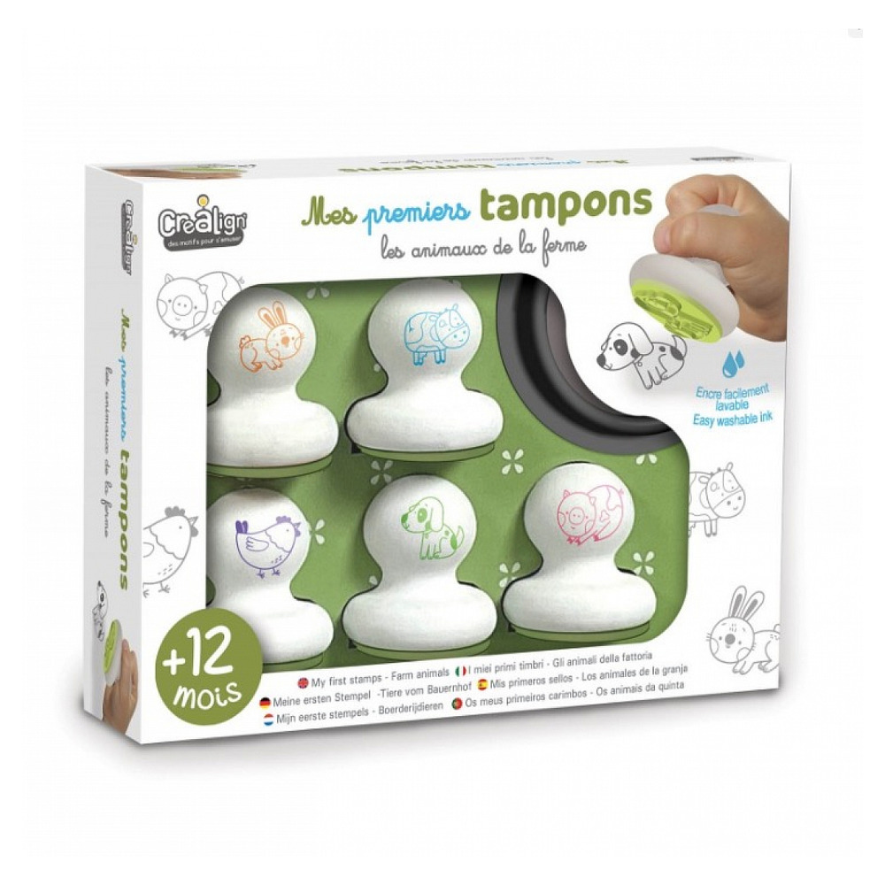 Mes premiers tampons - ferme