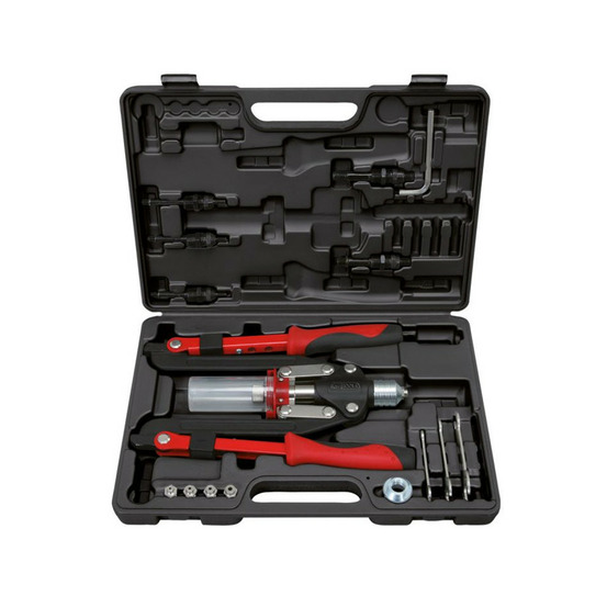 Coffret de pince à rivets et écrous aveugles (insert) - 2 bras pliants - ks tools - 150.9630