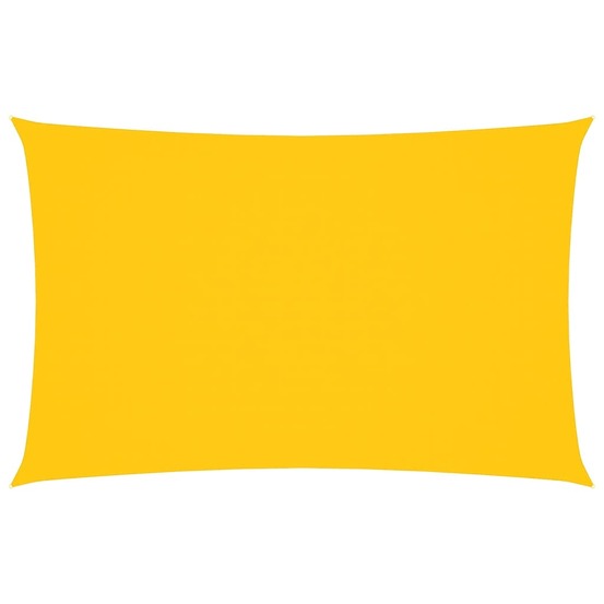 Voile de parasol tissu oxford rectangulaire 2,5x5 m jaune
