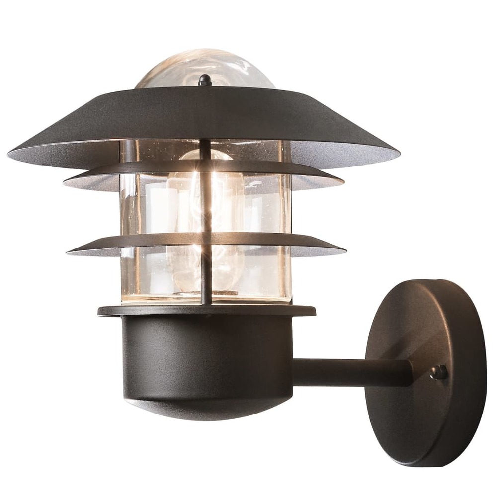 Applique murale modena noir peint