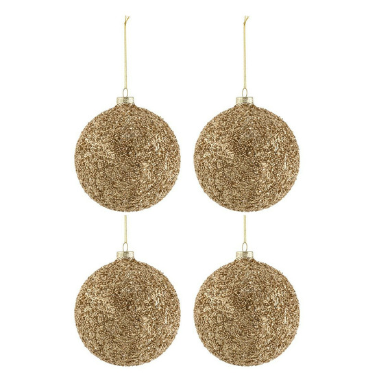 Lot de 4 boules de noël