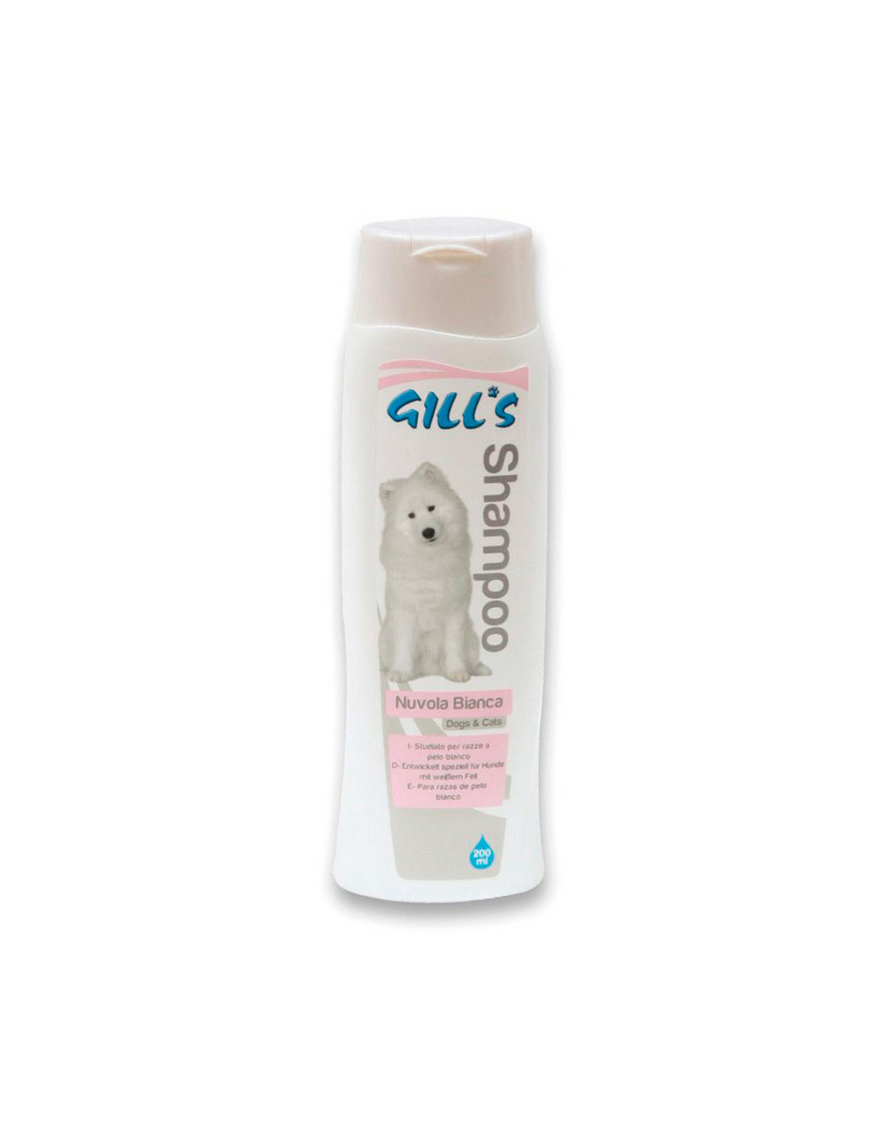 Shampoing pet cheveux blancs gill's 200ml