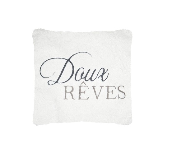 Coussin 45 x 45 cm sherpa doux reves
