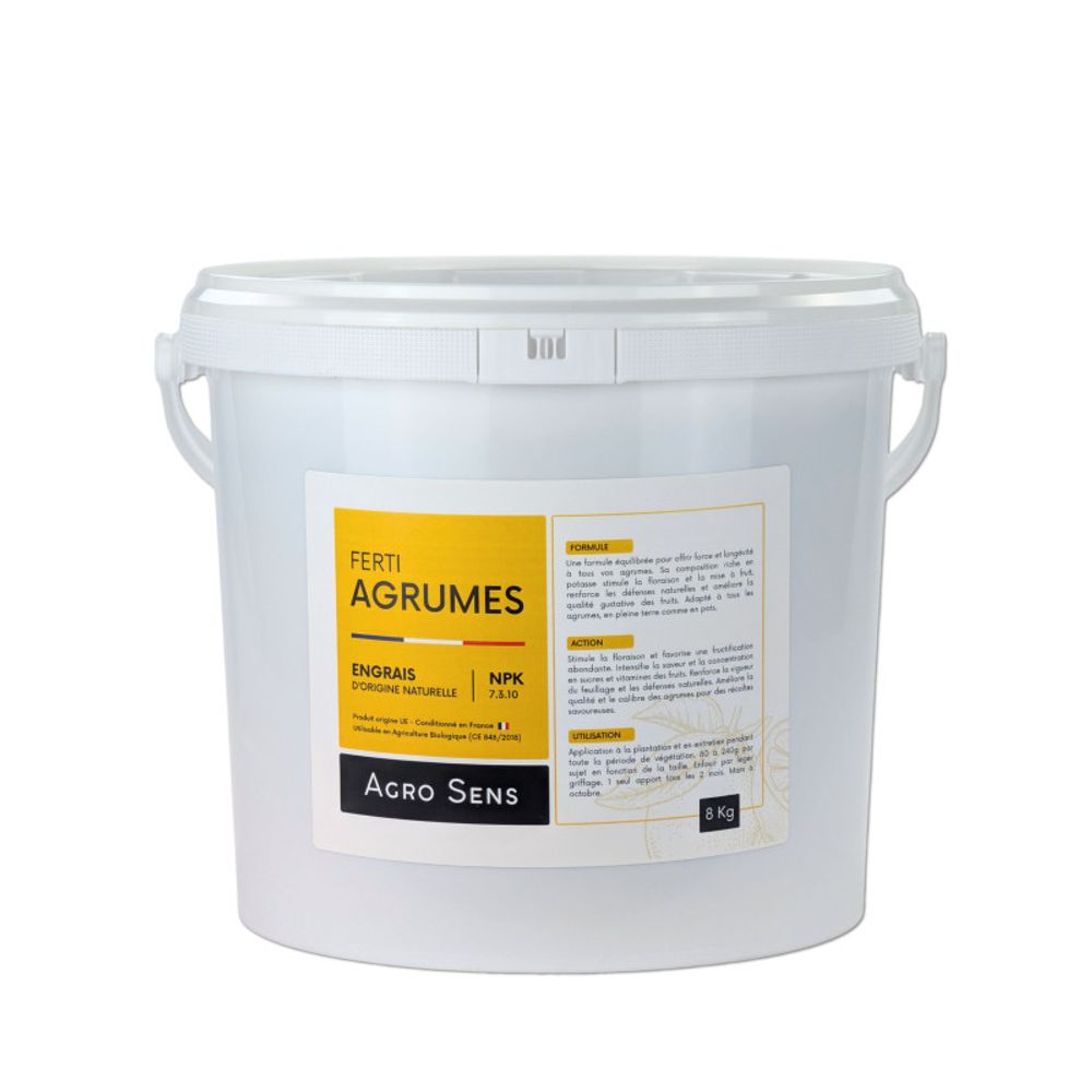 Ferti agrumes - engrais pour agrumes, citronniers, orangers - seau 8 kg