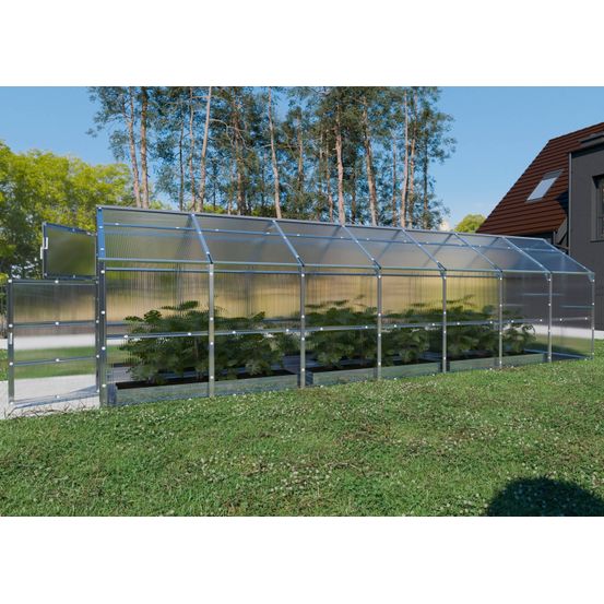 Serre en polycarbonate bernard 16,45m² (2,35x7m), 4mm
