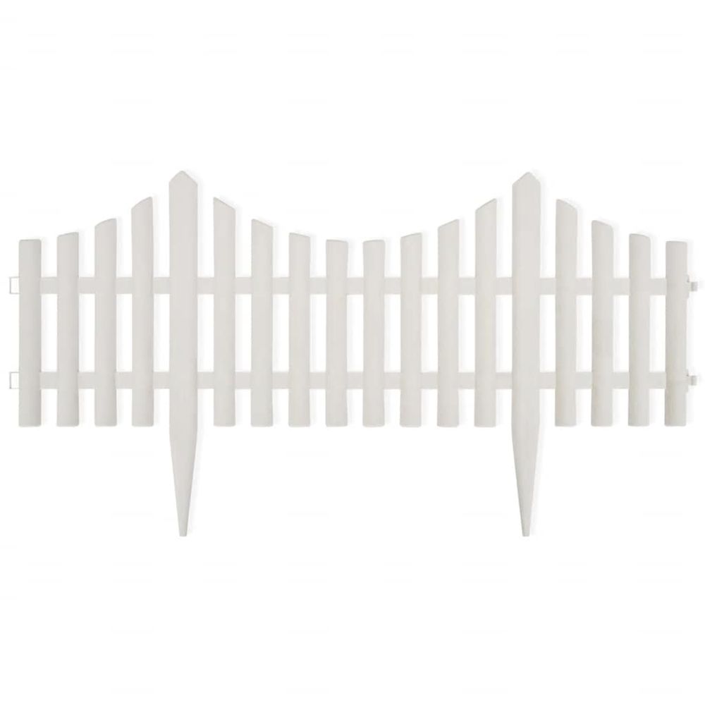 BORDURE DE PELOUSE BLANC 17 PC-(863021)