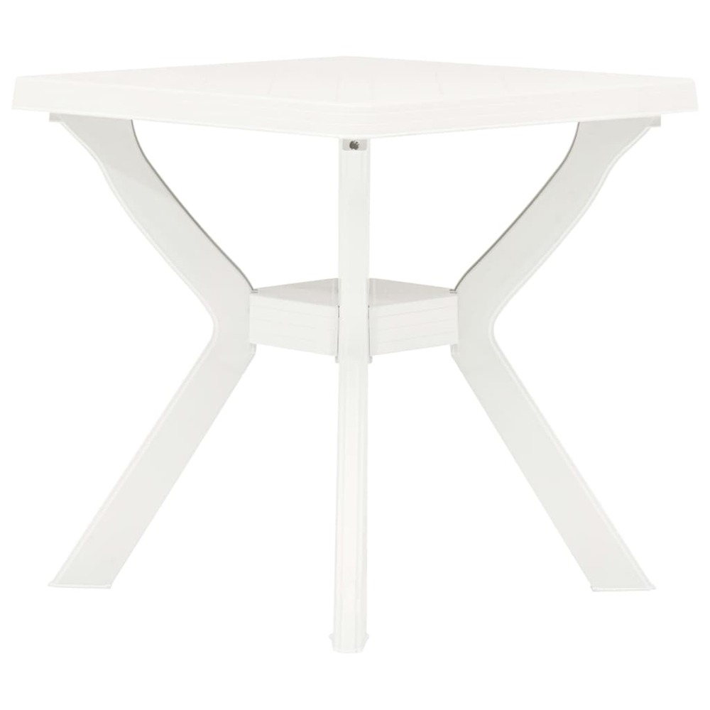 Table de bistro blanc 70x70x72 cm plastique