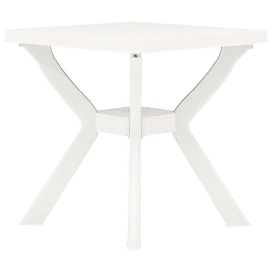 Table de bistro blanc 70x70x72 cm plastique