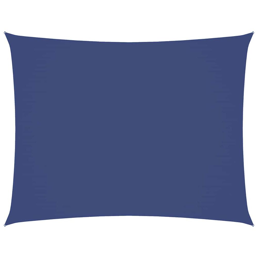 Voile de parasol tissu oxford rectangulaire 3,5x4,5 m bleu