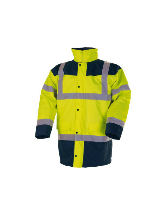 Parka matelassee 4 en 1 piana jaune fluo/marine t04 19445-jf-4