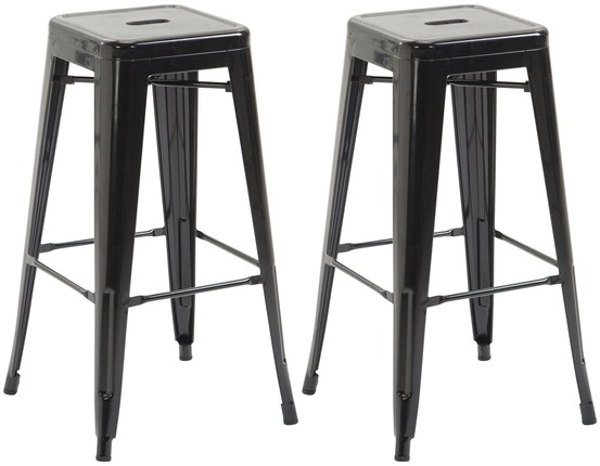 Lot de 2 tabourets de bar joshua v2