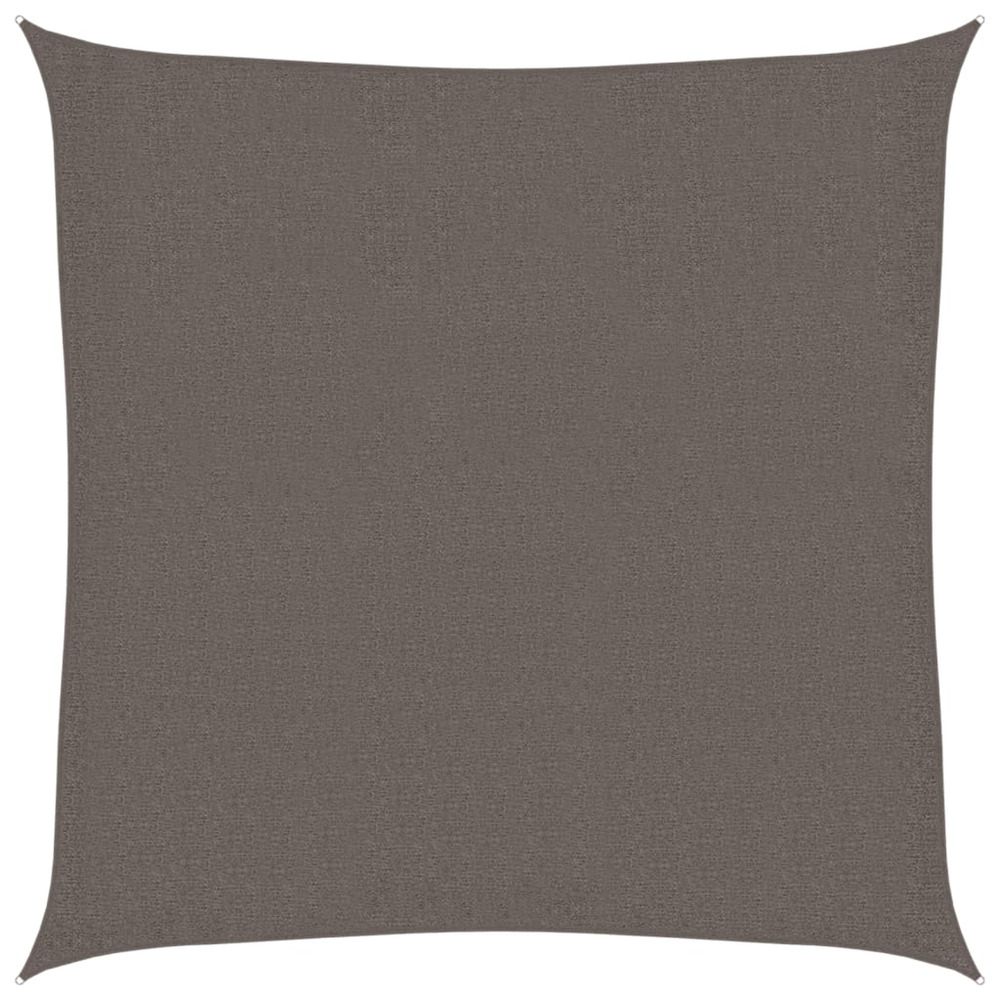 Voile d'ombrage 160 g/m² anthracite 2,5x2,5 m pehd