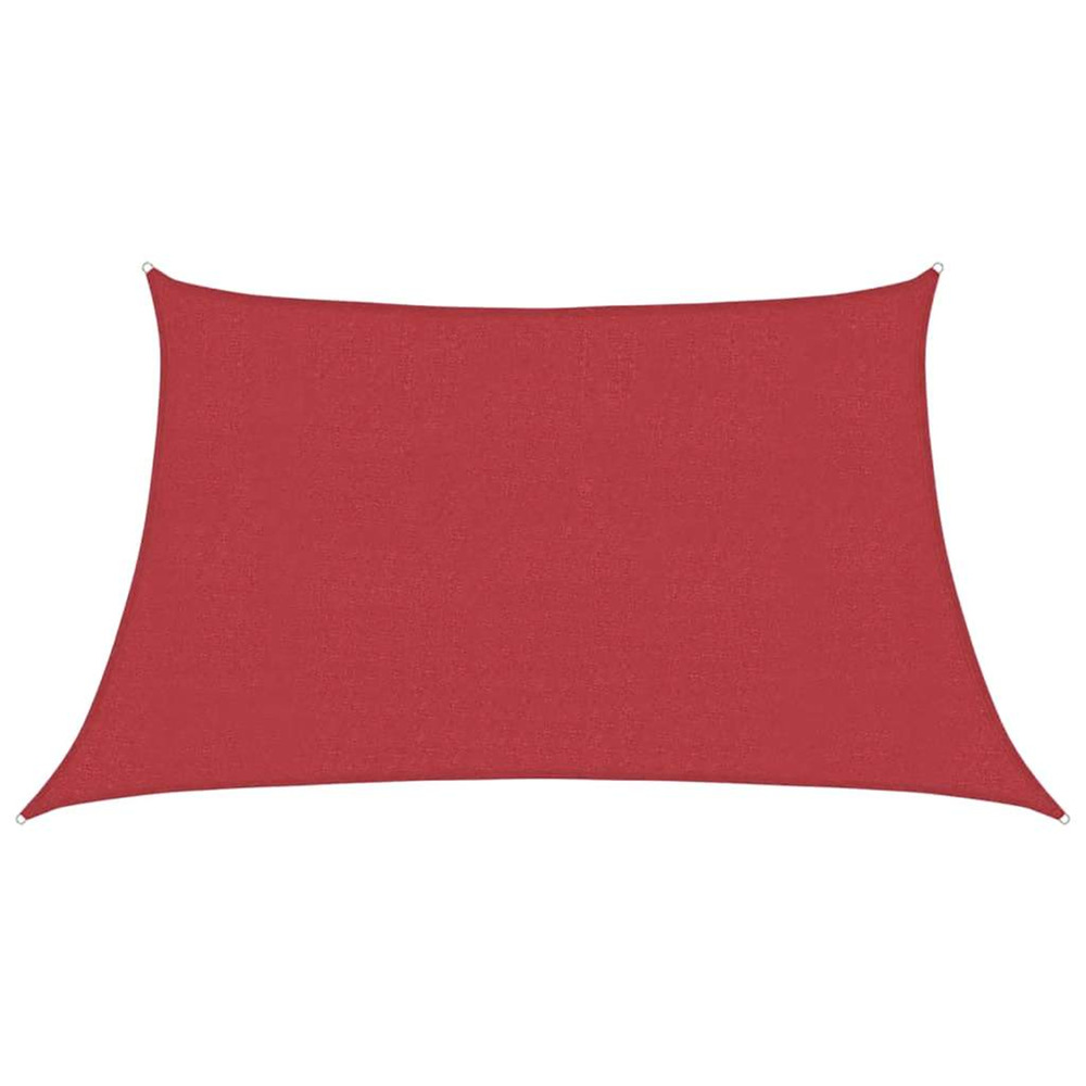 Voile d'ombrage 160 g/m² rouge 3/4x2 m pehd