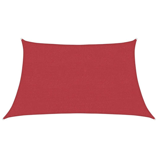 Voile d'ombrage 160 g/m² rouge 3/4x2 m pehd