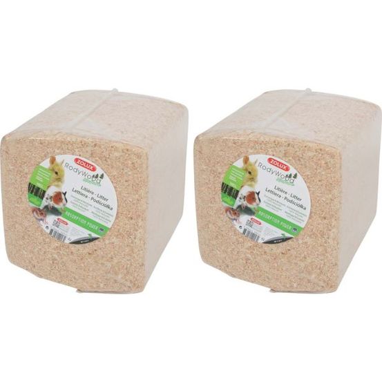 Litière naturelle rodywood lot de 2