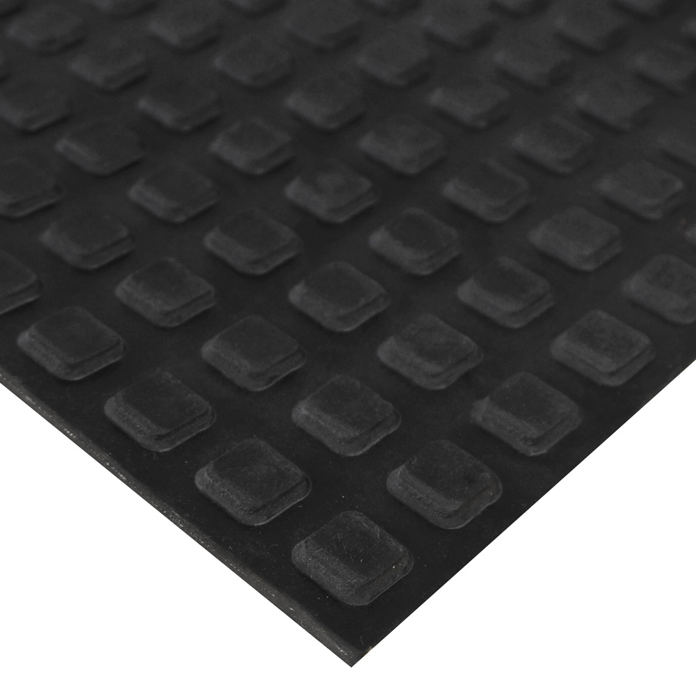 Tapis caoutchouc en rouleau de 10 m2 - tapis de remorque 8 mm - largeur 100 cm