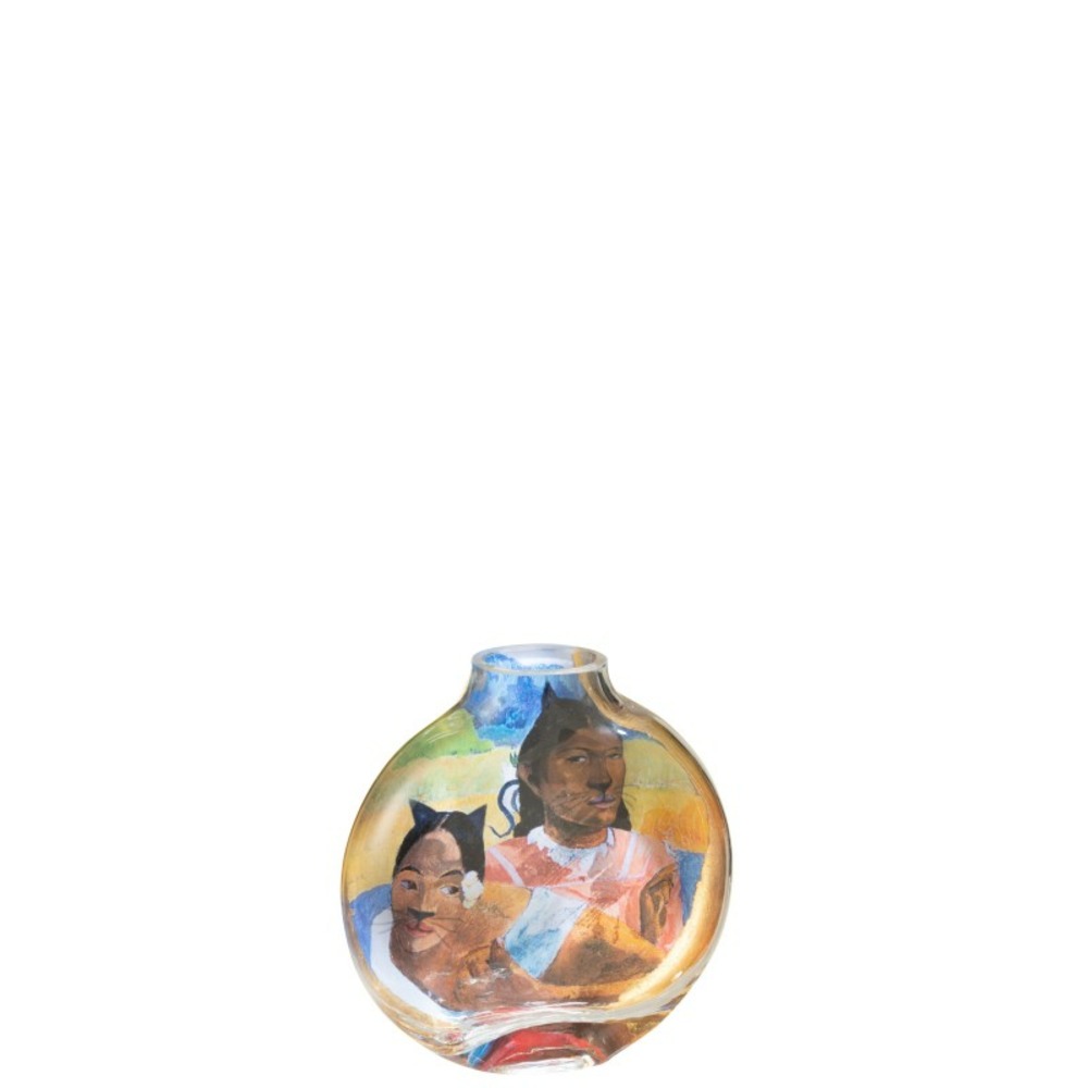 Vase les chartistes en céramique multicolore 14.5x4x15 cm