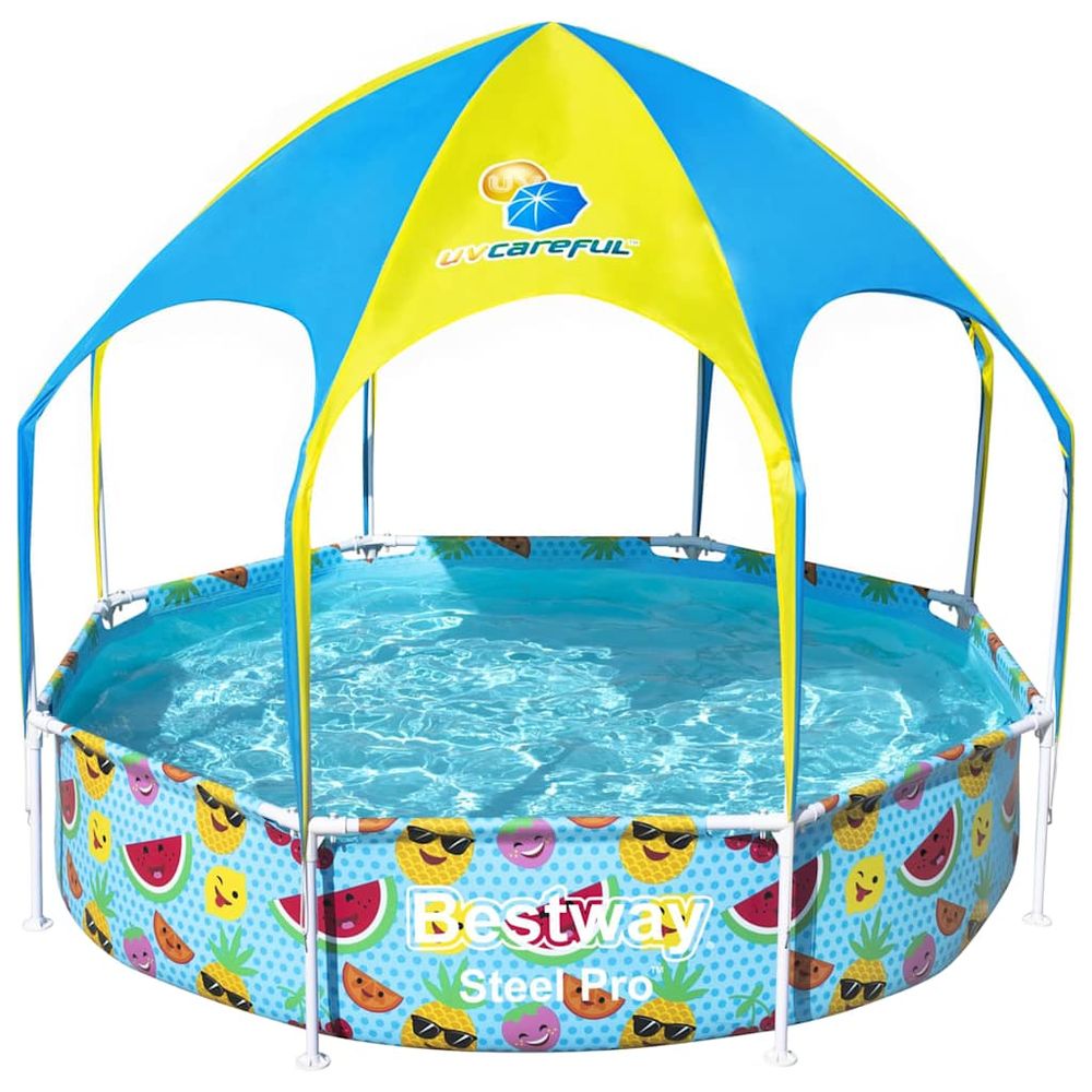 Piscine hors sol steel pro uv careful pour enfants 244x51 cm