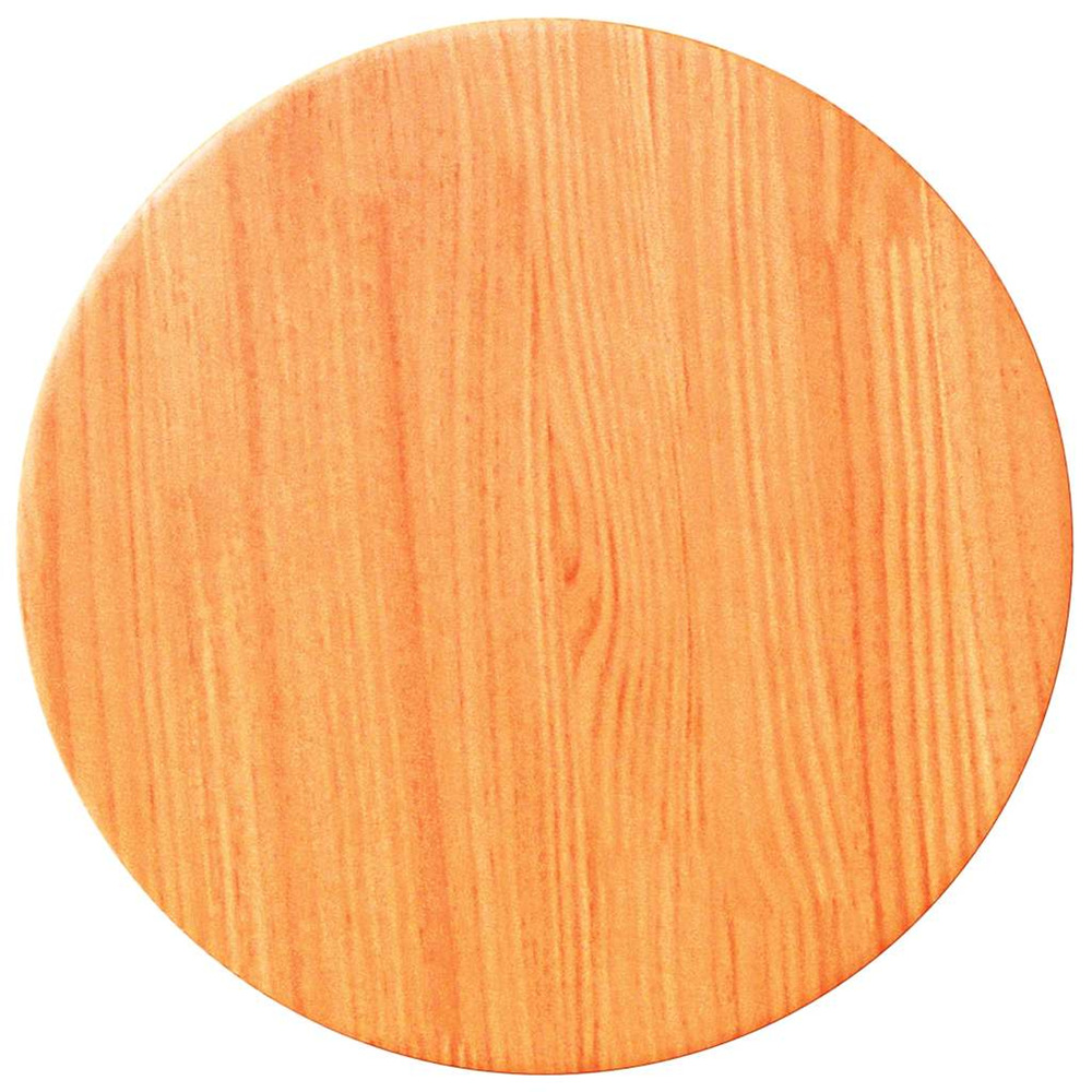 Dessus de table rond cire marron ø30x2,5 cm bois de pin massif