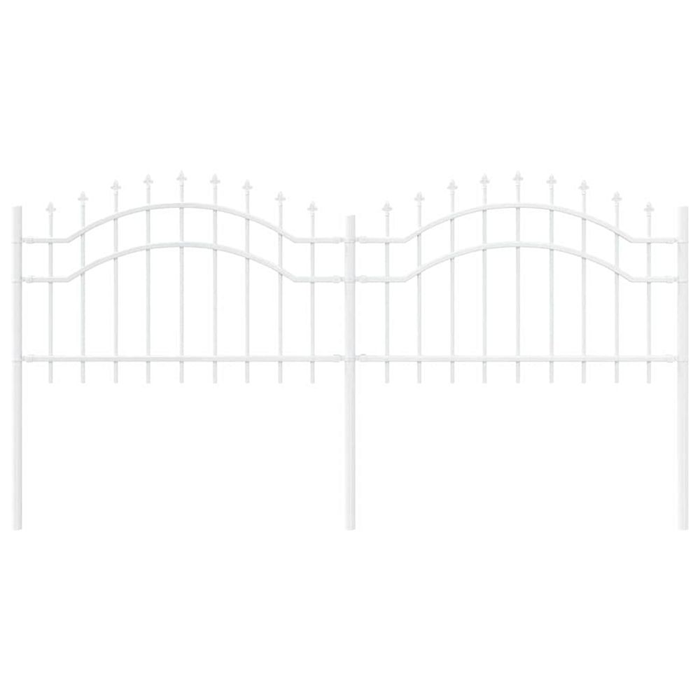 Clôture de jardin woerden 240 x 115 cm acier peint par poudre