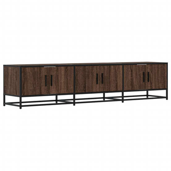 Meuble tv chêne marron 180x35x41 cm bois d'ingénierie