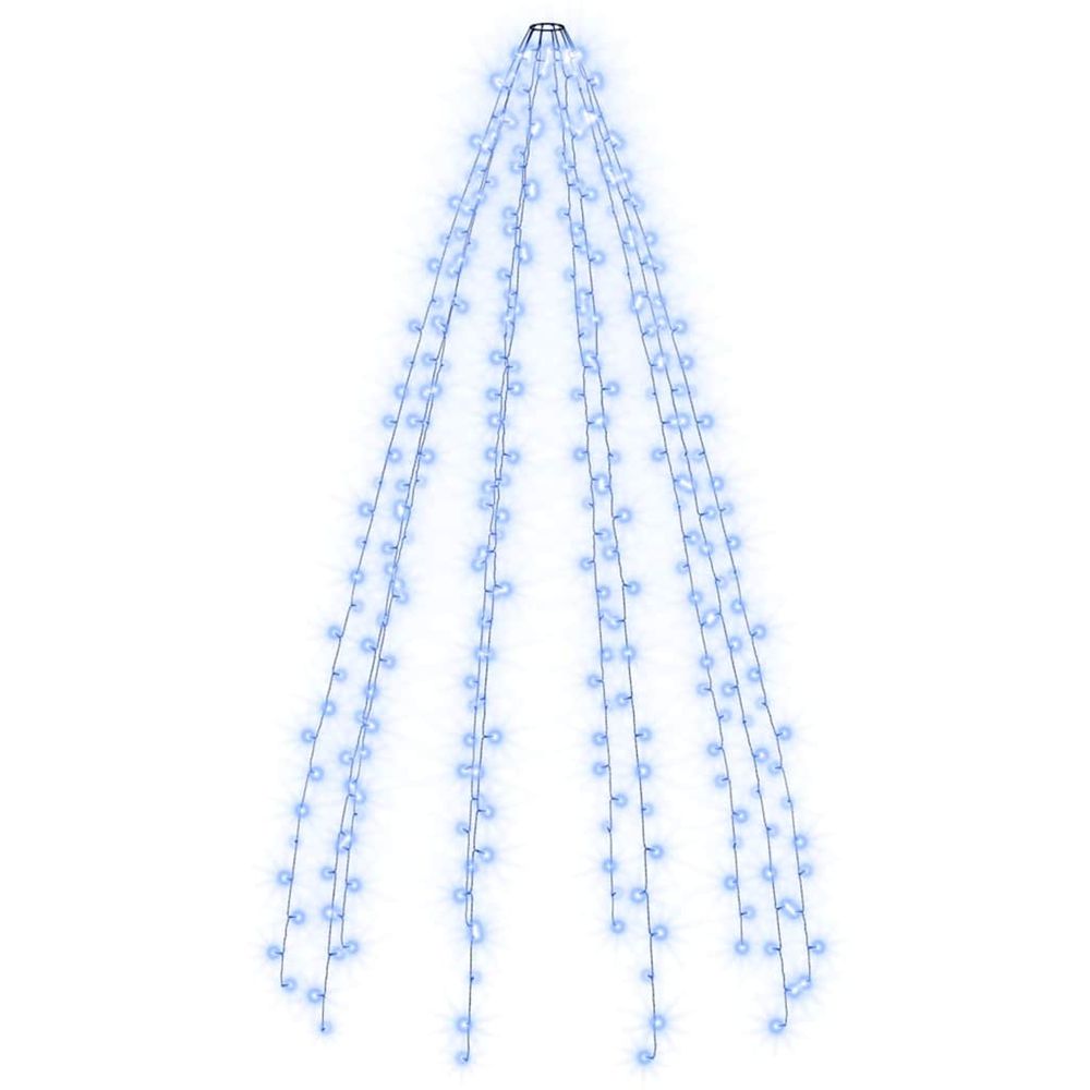 Guirlande lumineuse d'arbre de noël 300 led bleu 300 cm
