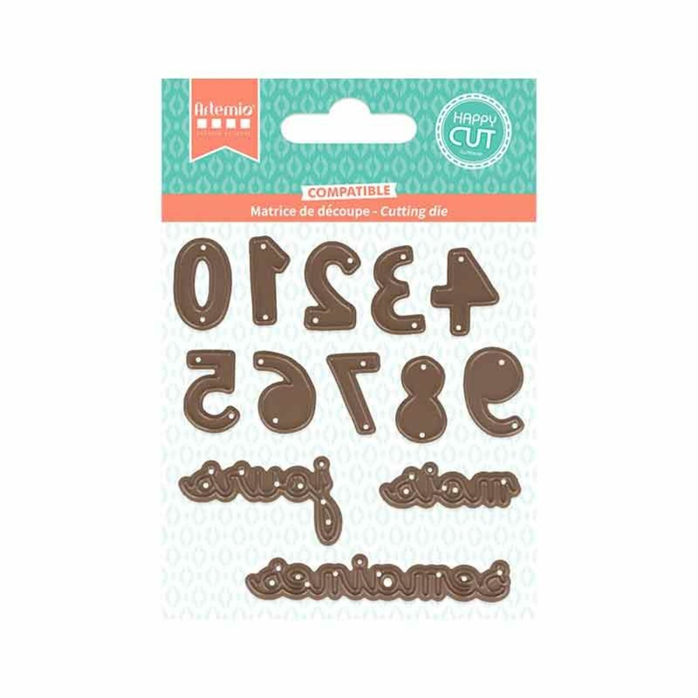 Matrices de découpes - chiffres