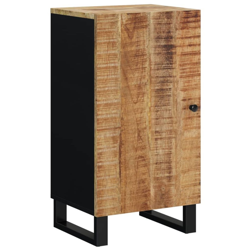Buffet avec porte 40x31x75 cm bois massif de manguier
