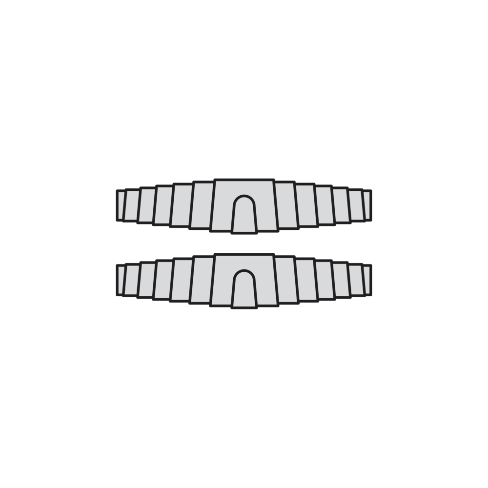 Felco ressorts de rechange 30/91 (pack de 2, nickelés, pour sécateurs & cisailles, 7x7. 5x1 cm)