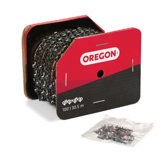 Chaîne de tronçonneuse micro chisel 1/4' .050' – oregon – 100 maillons – 25ap100r