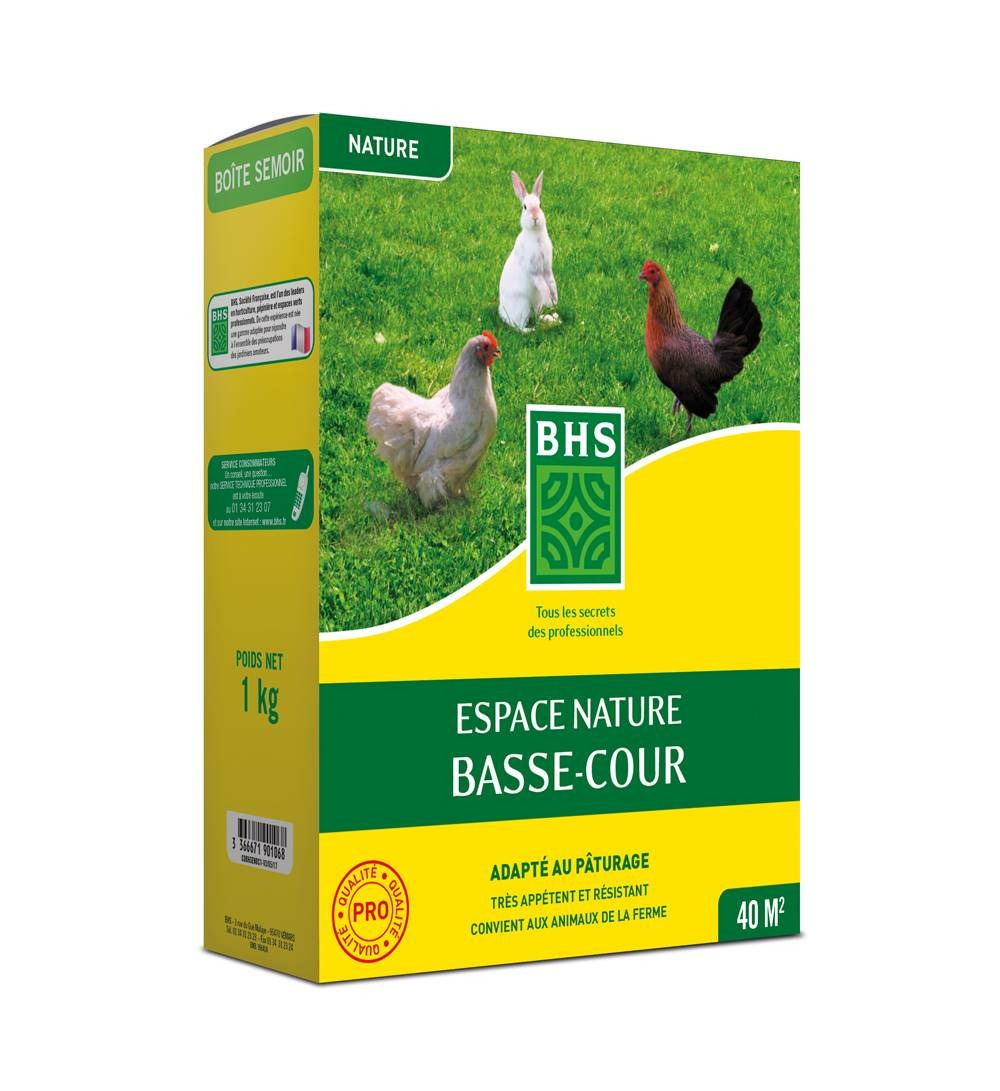 Gazon espace nature basse cour - 1 kg
