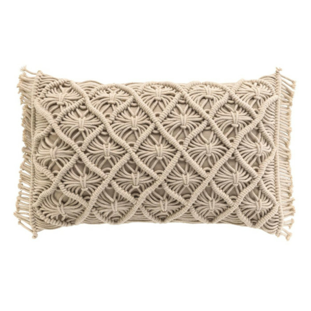Coussin déco macramé 