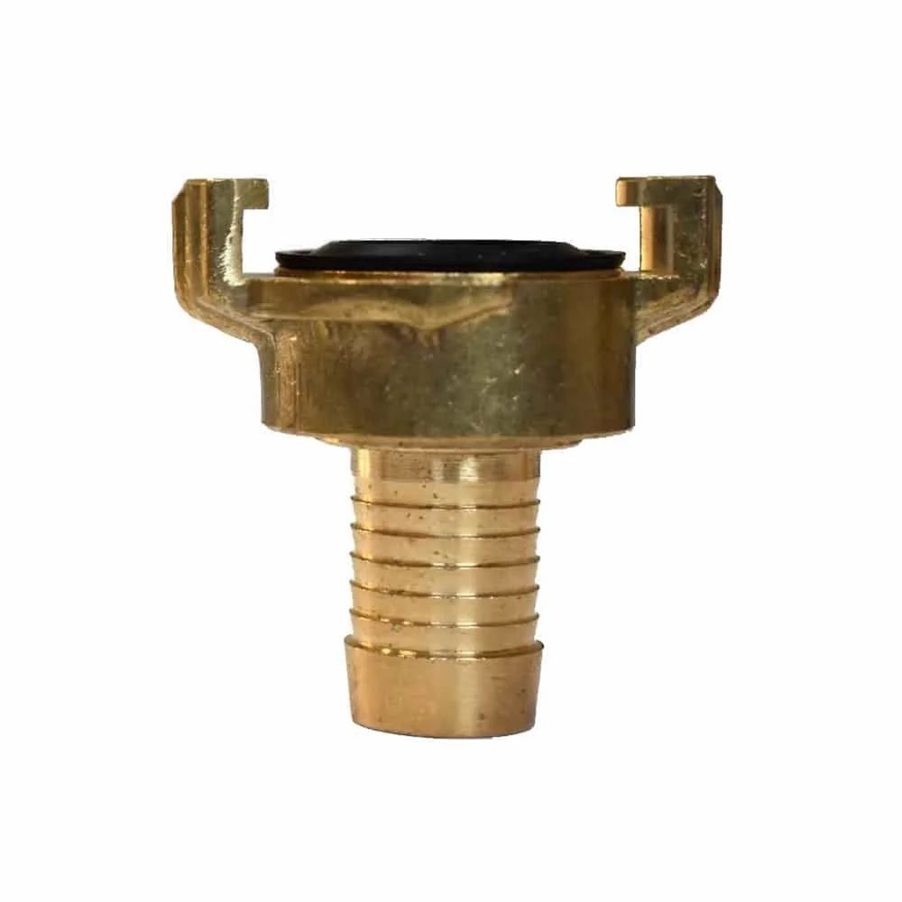 Raccord laiton 3/4 pouce avec embout tournant - pour tuyau d'arrosage