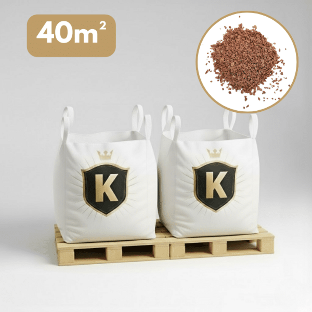 Gravier rose 4/8 mm – pack 2 big bag +/- 1,5t – 40 m²