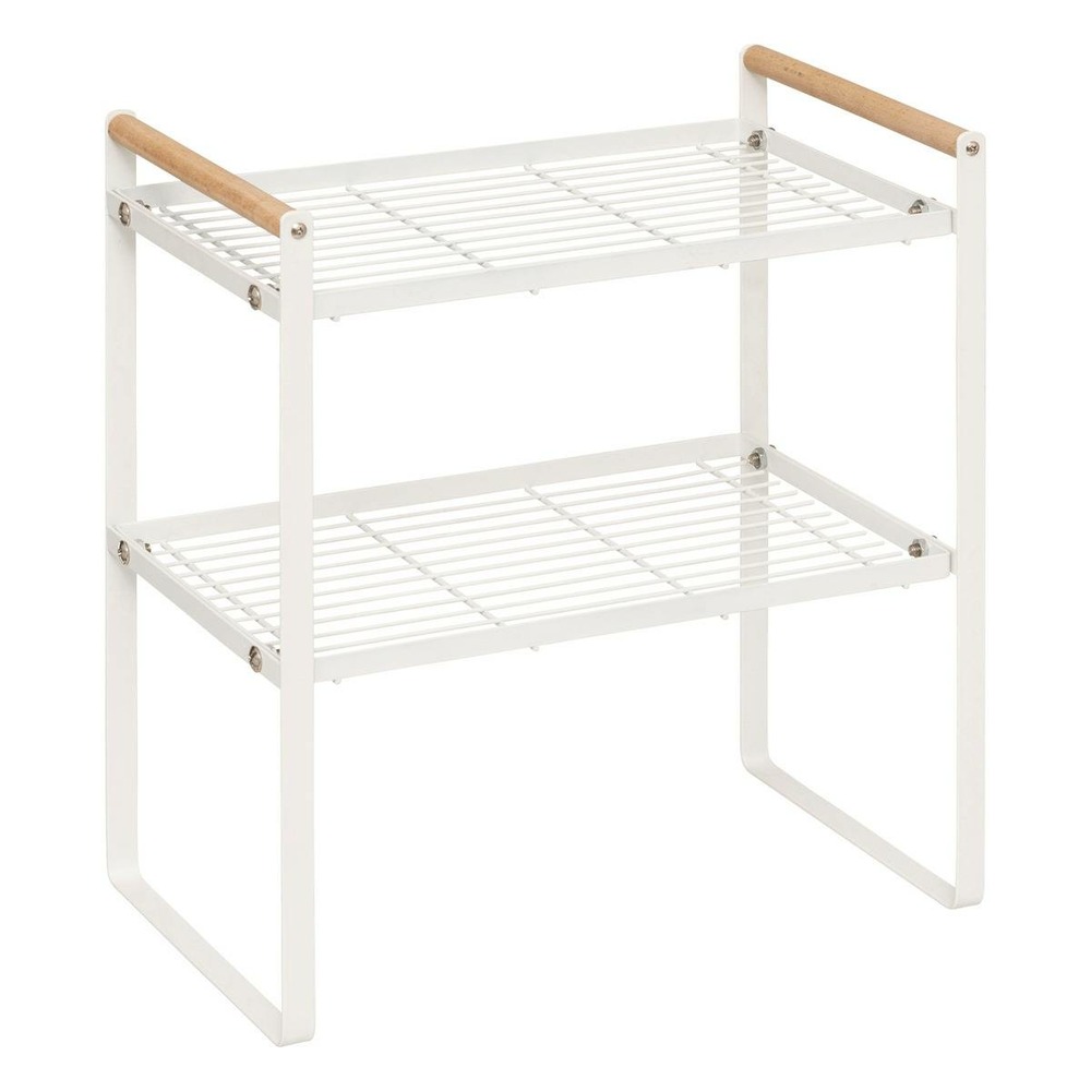5five - etagère 2 niveaux balm blanc l33cm