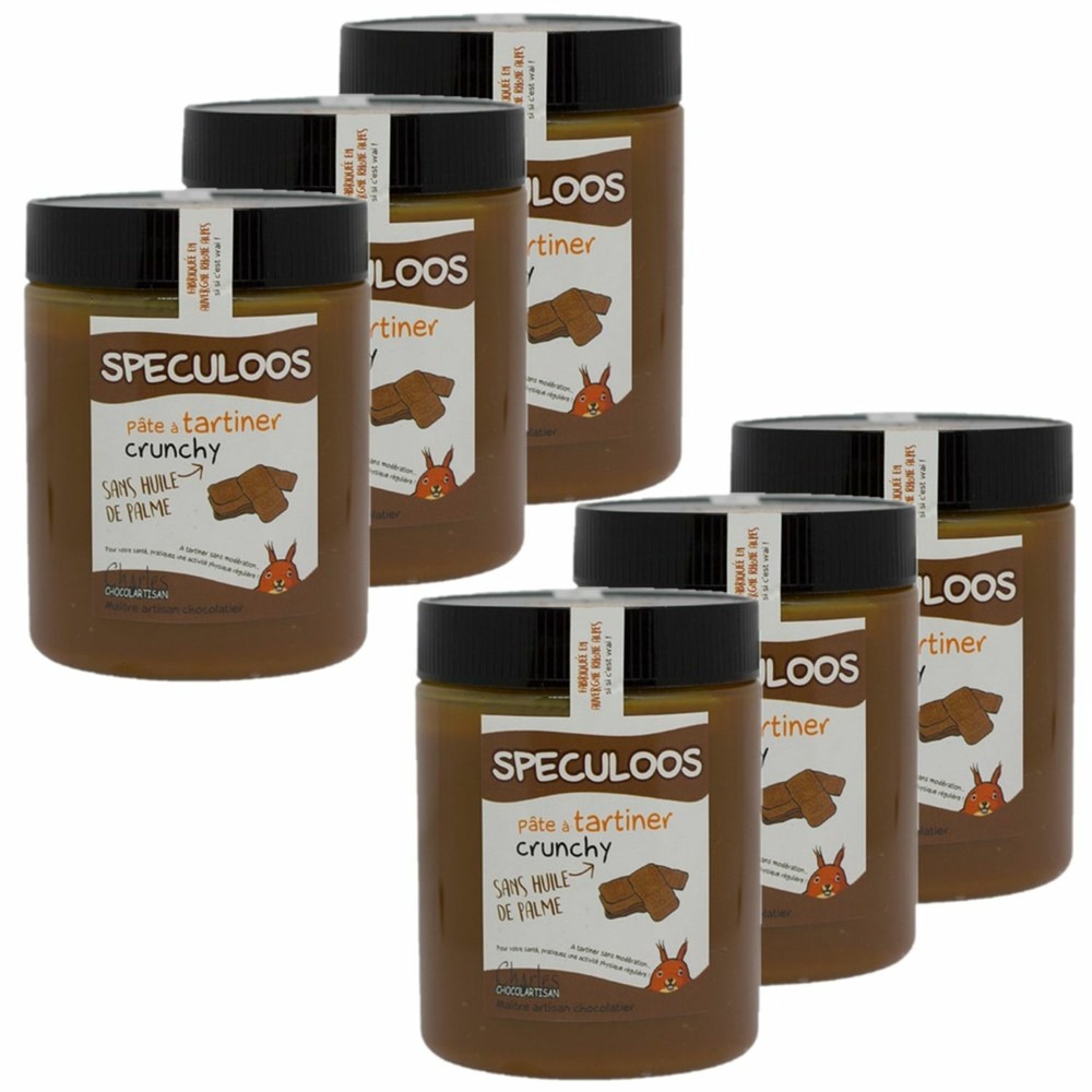 Pâte à tartiner spéculoos crunchy - charles chocolartisan