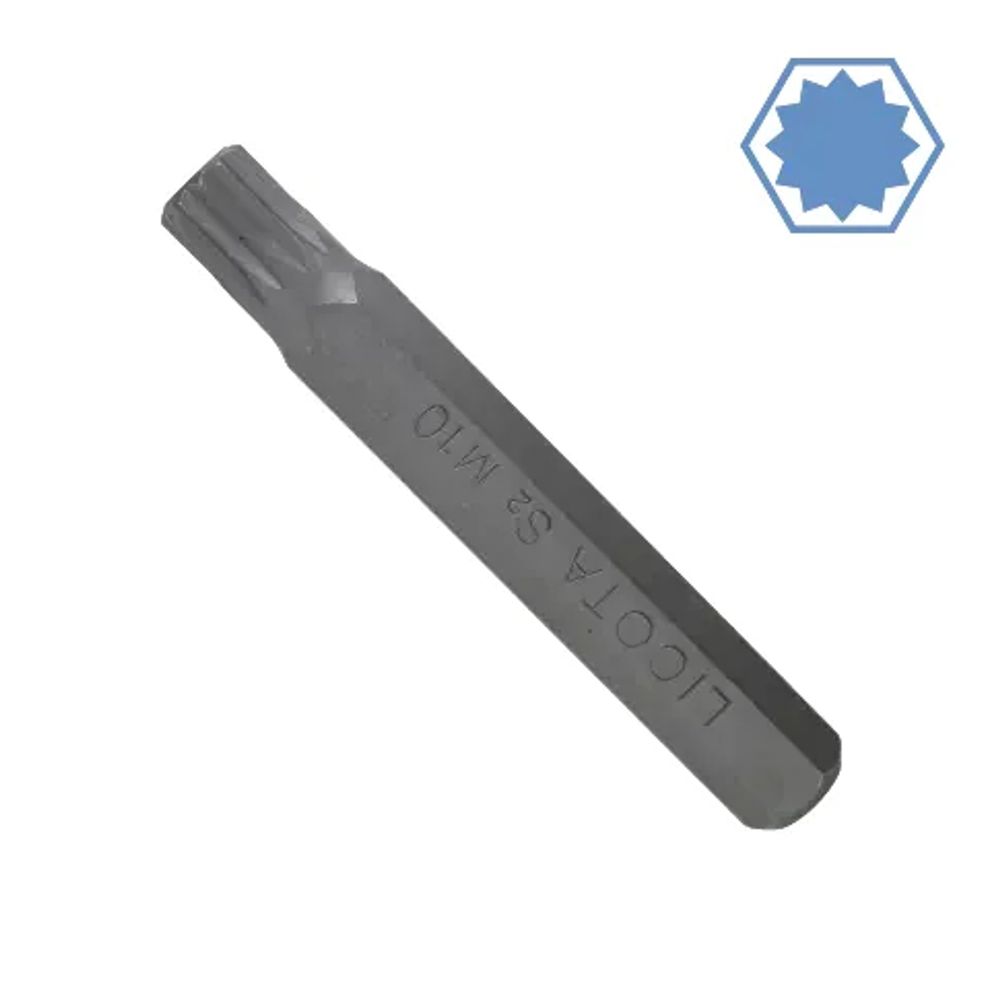 Clé allen 10mm vers torx m6, 75mm