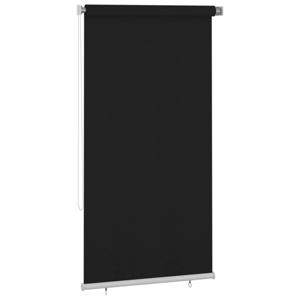 Store roulant d'extérieur 120x230 cm noir