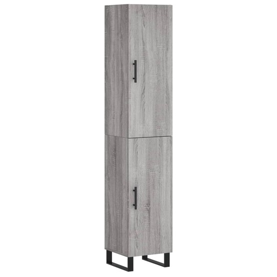 Buffet bahut commode armoire meuble de rangement organisateur cuisine salle de séjour salon haut sonoma 34,5 x 34 x 180 cm bo